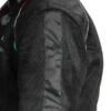 Giubbino Giudici Traforato Estivo Smanicabile Modello Italian Flag Nero Foto 4