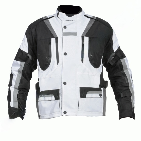 Giacca Giubbotto moto Giudici in tessuto 3 strati modello Max Tour White –  MotoShopRevolution