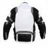 Giacca Giubbotto moto Giudici in tessuto 3 strati modello Max Tour White FOTO 3